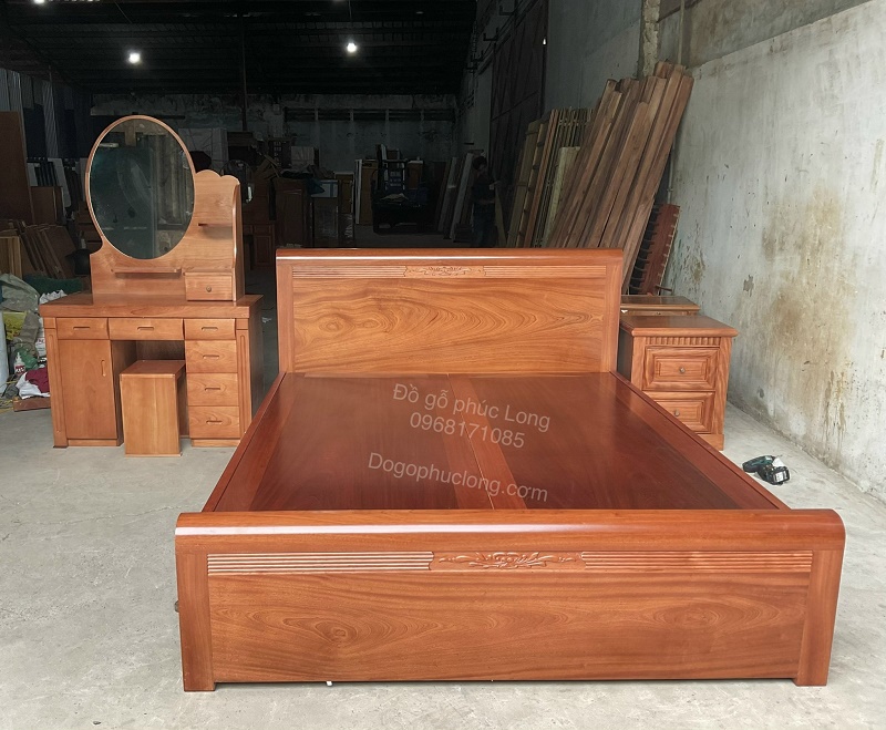 Báo giá giường gỗ Xoan Đào mới nhất 2024