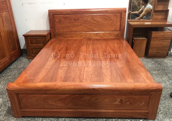 giường gỗ hương đá 2