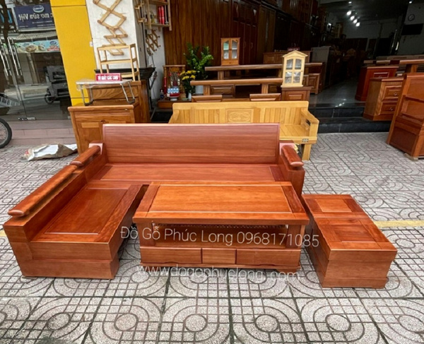 sofa gỗ Đinh Hương1