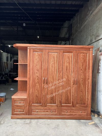 Mẫu tủ áo gỗ Hương Đá nổi bật 2023 tại Đồ Gỗ Phúc long
